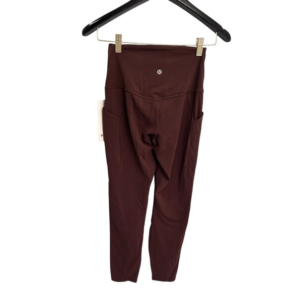 Lululemon Align High Rise leggings with pockets 25” size 6 Lava Cake NWT - Picture 3 of 7